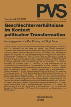 Geschlechterverhaltnisse Im Kontext Politischer Transformation