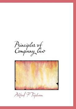 Paperback Principles of Company Law [Large Print] Book