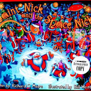 Hardcover Saint Nick and the Space Nicks Book
