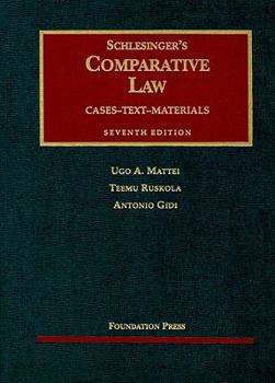 Hardcover Schlesinger's Comparative Law Book