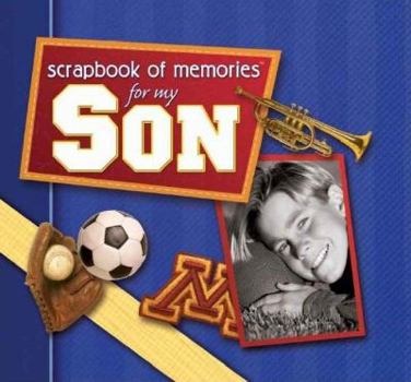 Spiral-bound Scrapbook of Memories for My Son Book