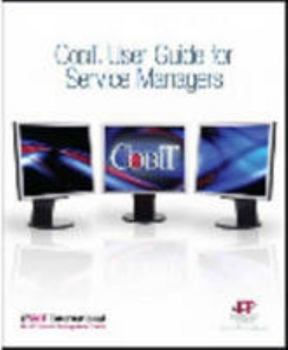 Paperback COBIT User Guide for Service Managers Book