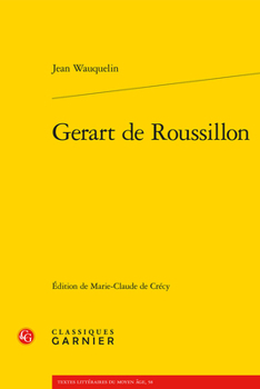 Paperback Gerart de Roussillon [French] Book