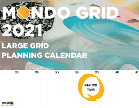 Calendar Cal 2021- Jv Abstract Art Wall Book