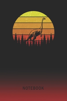 Notebook: Dinosaur Blank Wide Ruled Lined Paper Notepad | Writing Pad Journal | Assignments Taking Class Notes Homework Studying Math Science English ... & University Organizer | Student Teacher