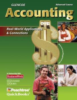 Hardcover Glencoe Accounting Advanced Course: Real-World Applications & Connections Book