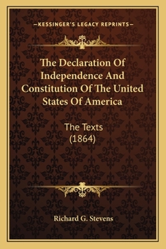 Paperback The Declaration of Independence and Constitution of the Unitthe Declaration of Independence and Constitution of the United States of America Ed States Book