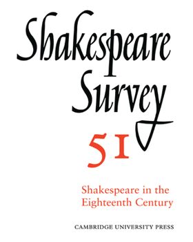 Shakespeare Survey (Volume 51) - Book #51 of the Shakespeare Survey