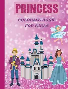Paperback Princess Coloring Book: For Girls Book