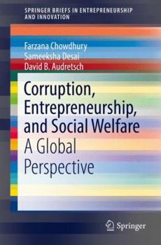 Paperback Corruption, Entrepreneurship, and Social Welfare: A Global Perspective Book