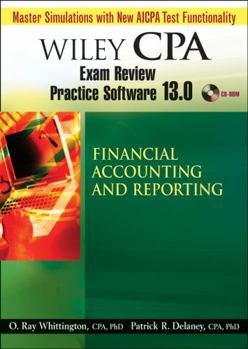 CD-ROM Wiley CPA Examination Review Practice Software 13.0 Far Book