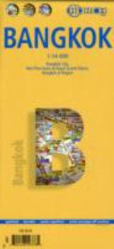Laminated Bangkok Map by Borch (English Edition)