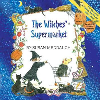 Paperback The Witches' Supermarket with Stickers Book