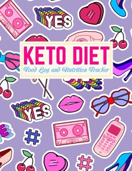 Keto Diet Food Log and Nutrition Tracker: Nifty Low Carb Fitness Tracker and Wellness Notebook | Weight Loss Journal and Healthy Living Diary | Daily Ketogenic Meal Planner | Product Code B4 0003351