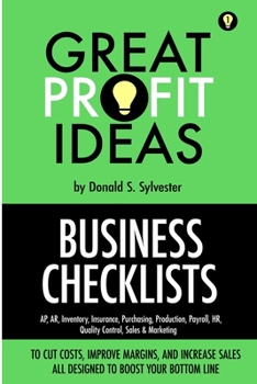 Paperback Great Profit Ideas - Business Checklists Book