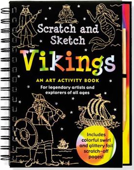 Hardcover Scratch & Sketch Vikings! Book