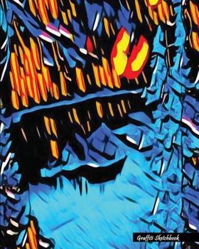 Graffiti Sketchbook: Street Art Graffiti Nature Print (8), 8" x 10" - Drawing Sketchbook, Unlruled Notebook, Drawing Paper -[Sketch book]