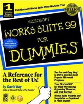 Paperback Microsoft Works Suite 99 for Dummies Book