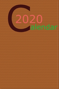 2020 calendar: notebook