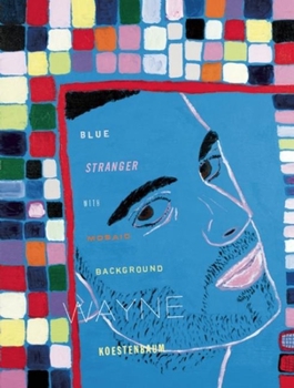 Paperback Blue Stranger with Mosaic Background Book