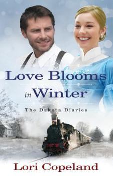 Hardcover Love Blooms in Winter [Large Print] Book
