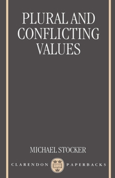 Paperback Plural and Conflicting Values Book