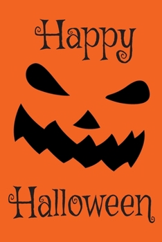 Happy Halloween: Scary little notebook with 110 pages lined paper for all Halloween lovers and their notes, addresses or as a planner