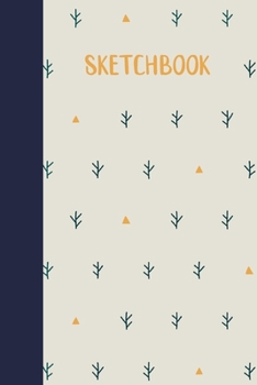 Paperback Sketchbook: Small Blank Journal for Creative Drawing, Sketching, and Doodling - Cute Winter Nature and Geometric Pattern Cover Des Book