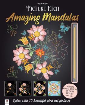 Paperback Picture Etch: Amazing Mandalas Book