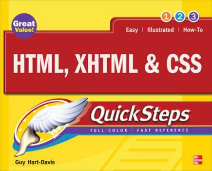 Paperback Html, XHTML & CSS Quicksteps Book