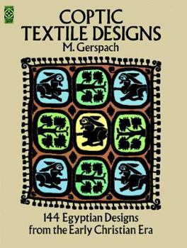 Paperback Coptic Textile Designs: 144 Egyptian Designs from the Early Christian Era Book