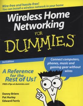 Paperback Wireless Home Networking for Dummies Book