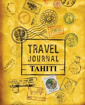 Paperback Travel Journal Tahiti Book