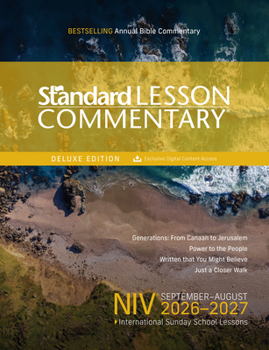 Paperback Niv(r) Standard Lesson Commentary(r) Deluxe Edition 2026-2027 Large Print Reproducible Activity Pages Digital Greek/Hebrew Lexicons Digital Bible Dict Book