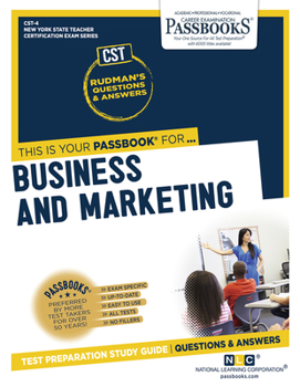 Paperback Business and Marketing (Cst-4): Passbooks Study Guide Volume 4 Book