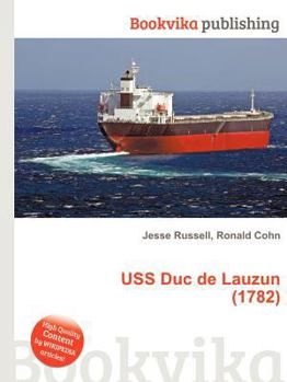 Paperback USS Duc de Lauzun (1782) Book