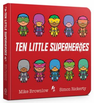 Board book Ten Little Superheroes Book