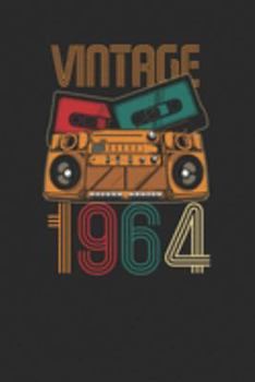 Vintage 1964: Small Lined Notebook – Birthday Gift or Anniversary Gift Idea