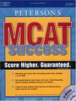Paperback MCAT Success 2005 W CDROM [With CDROM] Book