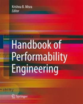 Hardcover Handbook of Performability Engineering Book