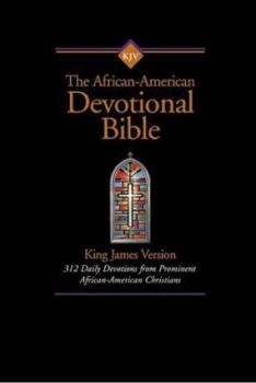 Hardcover The KJV African-American Devotional Bible: 312 Devotions from Prominent African-American Christians Book