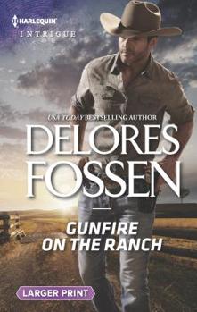 Mass Market Paperback Gunfire on the Ranch [Large Print] Book