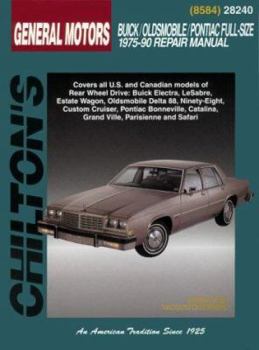 Paperback GM Full-Size Buick, Oldsmobile, and Pontiac, 1975-90 Book