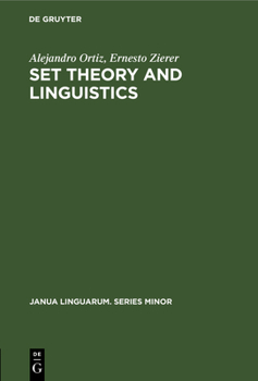 Hardcover Set Theory and Linguistics Book