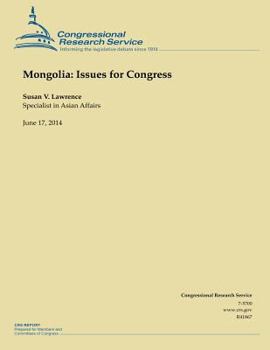 Paperback Mongolia: Issues for Congress Book