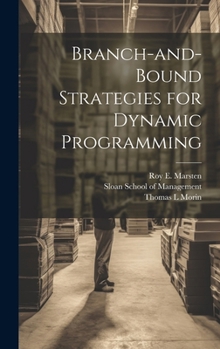 Hardcover Branch-and-bound Strategies for Dynamic Programming Book