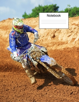 Paperback Motorcross Track Notebook Book