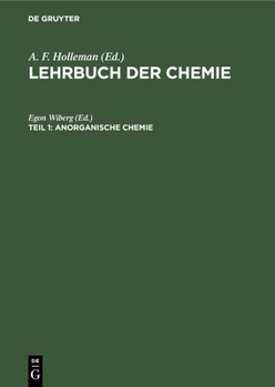 Hardcover Anorganische Chemie [German] Book