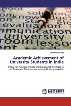 Paperback Academic Achievement of University Students in India Book