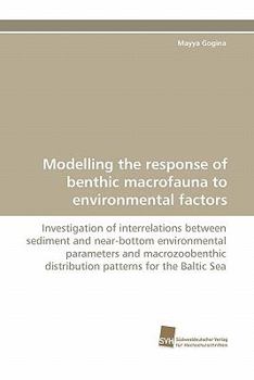 Paperback Modelling the Response of Benthic Macrofauna to Environmental Factors Book